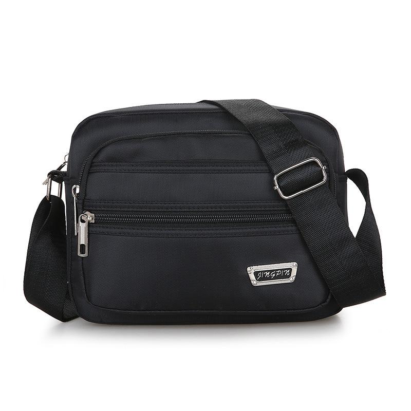[Six zipper bags] Multi-layer small bags, men's bags, messenger bags, business bags, wallets, men's waterproof shoulder bags