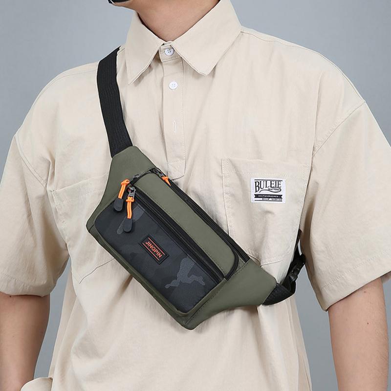 Men Waist Bag Multi-Functional Sports Waist Bags Fitness Anti-Theft Mobile Phone Waist Pack Chest Bag Close Fitting Waist Bags