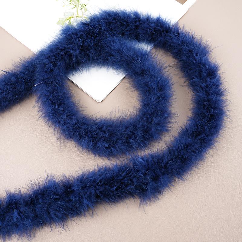 Colorful Turkey Feather Strips for DIY Crafts and Christmas Decorations