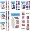 500Pcs/Roll Popular Anime  K-Pop Stickers Tiger Theme Diy Waterproof Decals For Scrapbook Phone Luggage Skateboard Laptop Decor