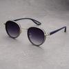 Retro Round Sunglasses Unisex Casual Outdoor Sun Protection Shades for Street Photography Travel