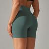 High-Waisted Seamless Yoga Shorts for Women - No Visible Lines, European & American Style, Perfect for Running and Fitness