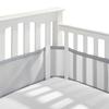 2Pcs Baby Breathable Standard Nursery Bed Mesh Crib Bumpers Pads for Home