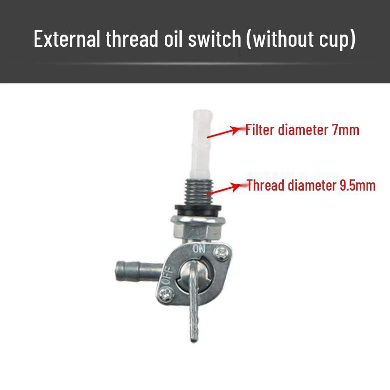 

Motorcycle Tricycle Fuel Tank Valve for Dayun, Longxin & CG125 (110-150-200cc)