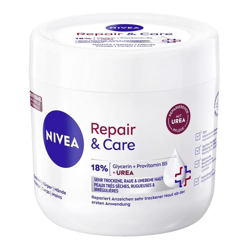 German Nivea Repair & Care Glycerin + Provitamin B5 + Urea Cream 400ml