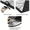 Round Outdoor Furniture Cover with Drawstring Closure, Suitable for Round Dining Table and Chair Outdoor Patio Furniture Cover