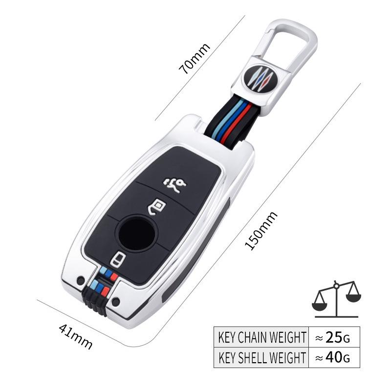 Mercedes-Benz Key Case for E-Class, C260L, C200L, A200L, E260, and GLC Luxury Models