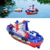 Urhomy Fire Boat Toy, Fountain Toy Ship with Music and Lights, Fireboat Toy, Water Spraying Ship Model, Electric Toy Ship Model, Fire Boat Toy,