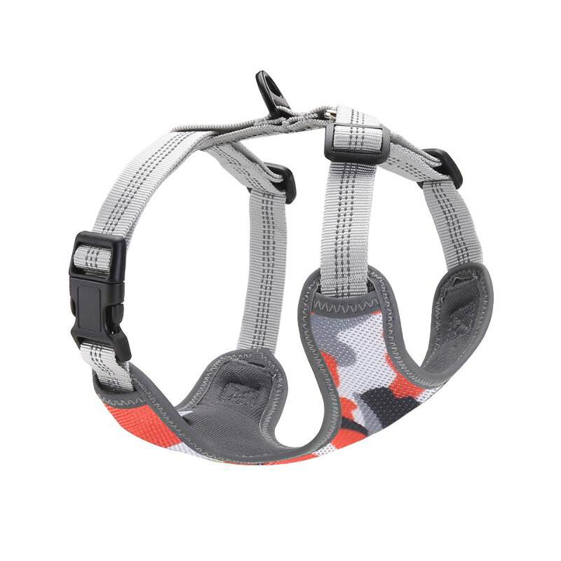 

Регулируемая шлейка для собак, жилет, светоотражающая шлейка для маленьких собак для прогулок, дрессировки, товары для домашних животных, товары для французского бульдога, чихуахуа, мопса XS Chest 33-44 CM