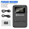 Car Audio Adapter FM Transmitter Music Receiver Wireless Extender Speaker With LED Screen Support TF Card