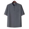 Elderly Men's Summer Ice Silk Tang Suit