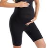 Plus Size Maternity Belly Support High-Waisted Leggings - Non-Binding, Pregnancy-Safe, Body Shaping Pants for Women