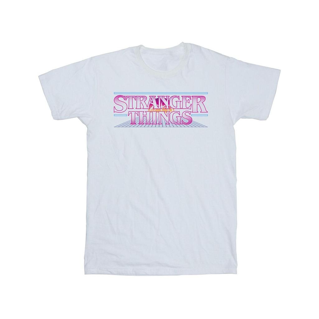 Netflix Mens Stranger Things Retro Title T-Shirt