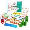 1 Set Wooden Stick Ring Puzzle Toy Kids Colorful Blocks Puzzle Matching Game Focus Training Toddlers Boys Girls Educational Puzzle Toy
