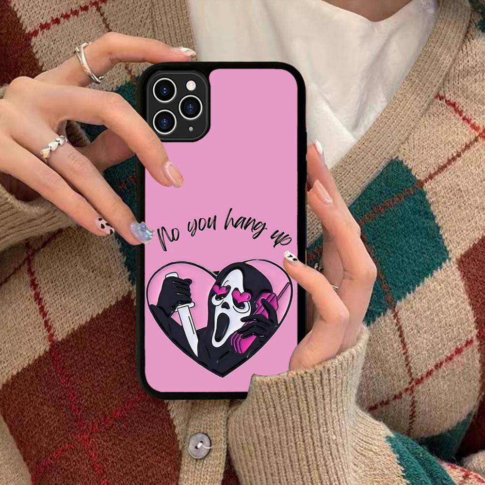 Ghost Face Scream Halloween Phone Case Silicone PC+TPU For For IPhone 11 12 13 14 15 16 Plus Pro Max Cover