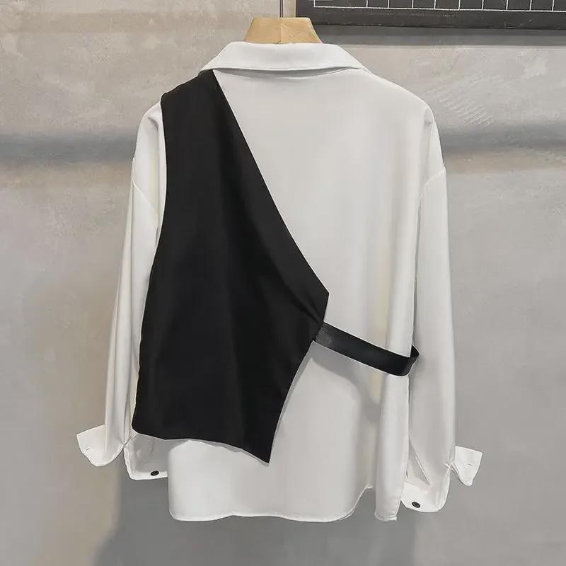 Men’s High Street Design Long Sleeve Loose Fit Jacket