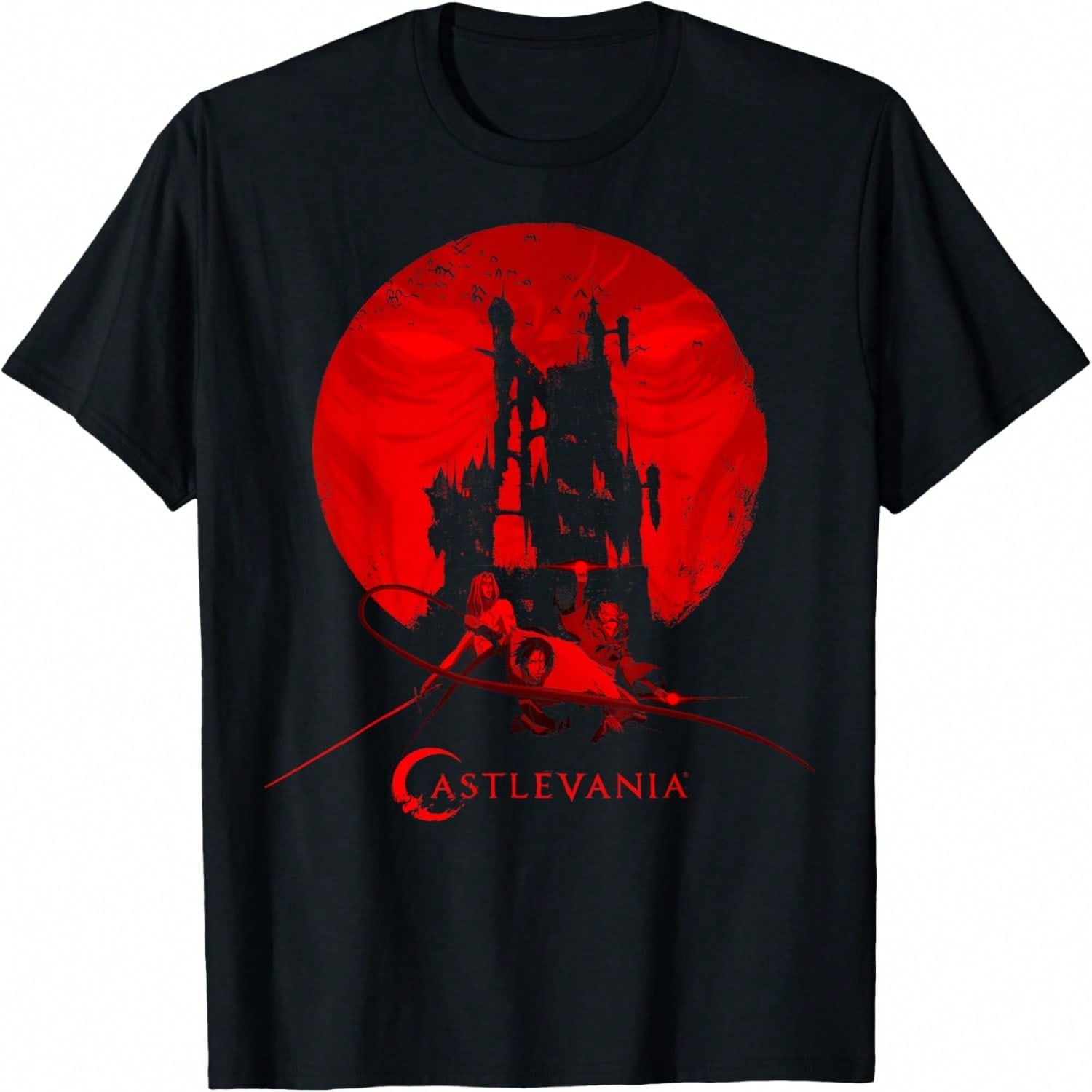 Castlevania Дракула Цветочный Портрет Премиум Футболка S разноцветный