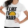 Funny Mexican Food Joke I Like It Hard Tacos Womens Top Junior Graphic Tee
