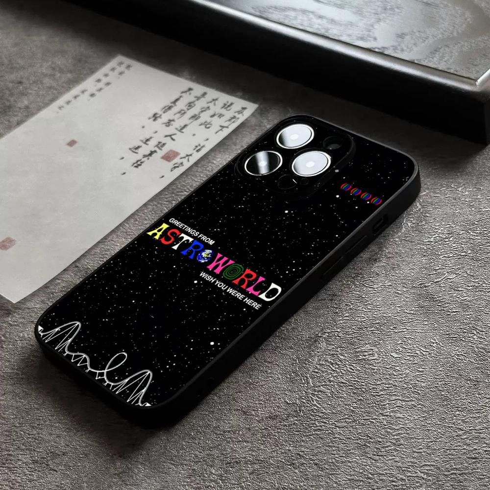 

C-Cactus J-Jack Travis Scott Phone Case For 17 Pro Max For Iphone 14 16 Pro Max 12 15 11 13 Pro Xr X Xs 8 7 Plus Back Cover iPhone15 ProMax