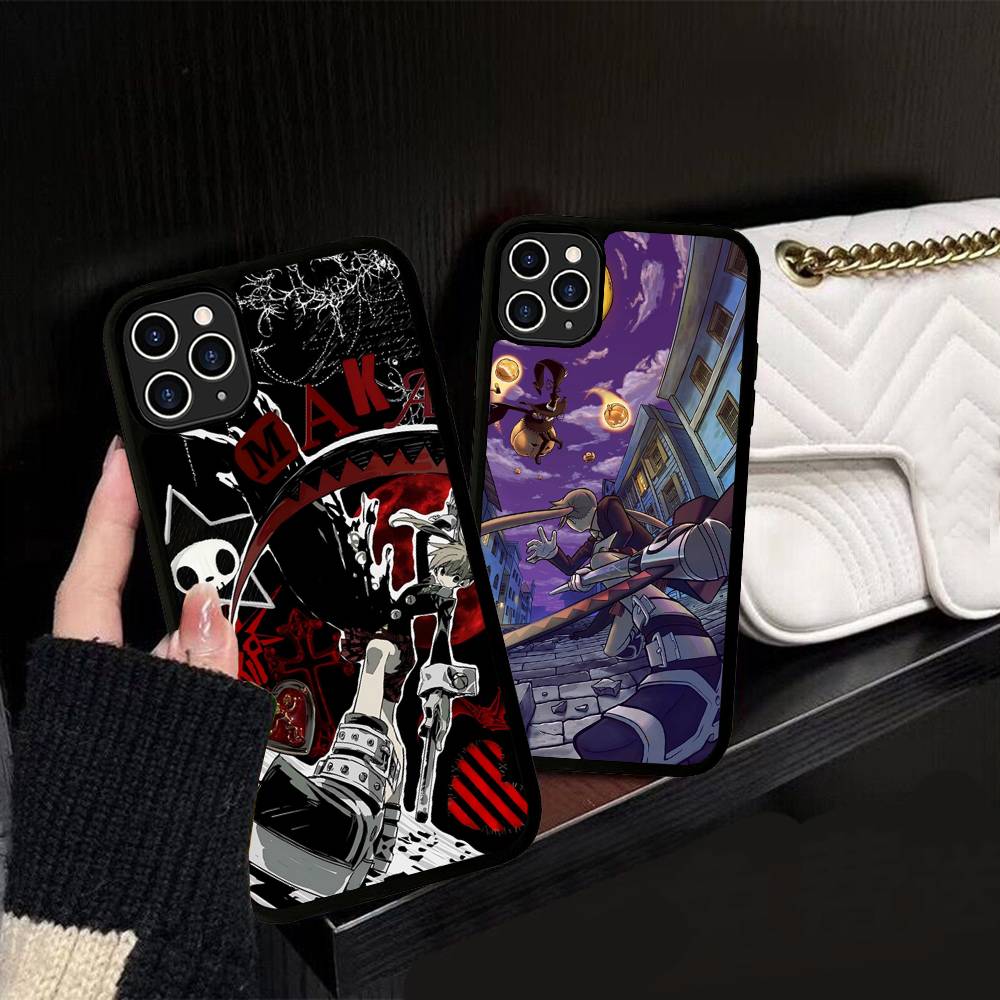 Anime Soul E-Eater Phone Case For iphone 11 12 13 14 15 Pro Max 17 16 Plus Hard PC+TPU Back Cover