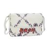 New LiNing Fabric Shoulder Bag, Crossbody Bag Regular Men's Vanilla White All Over Print ABDR556-2