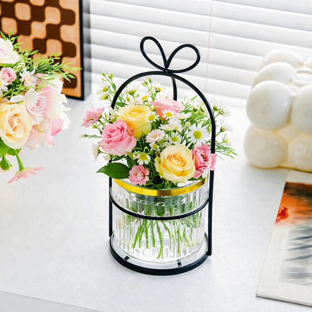 Nordic Style Flower Pot Iron Wrought Art Plant Flowerpot Flower Holder  Flower Arrangemen