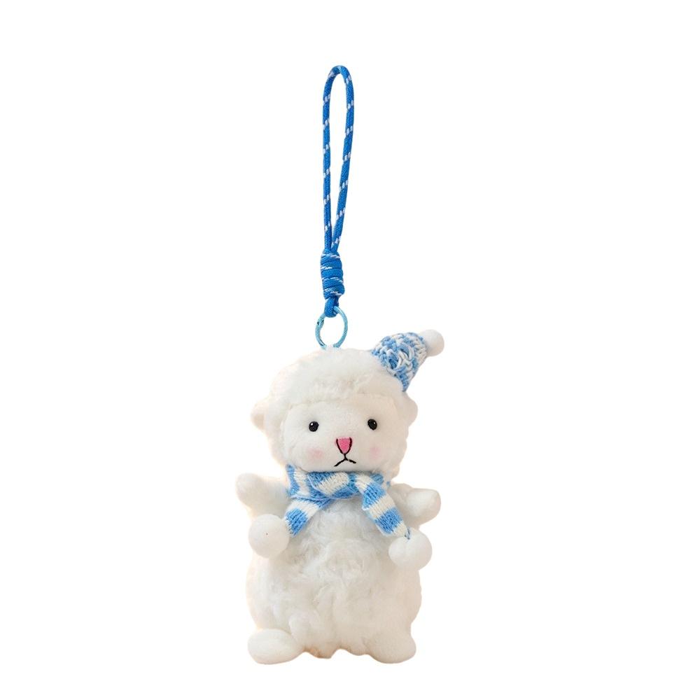Bag Hanging Sheep Plush Doll Ornaments Fluffy Lamb Pendant Sheep Plush Keychain Birthday Party