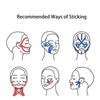 3 Rolls Face Tape Facial Wrinkle Remover Strip Easy Cutting V Shaping Lifting Patch