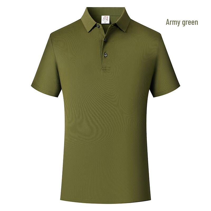 Buzhiyi Unisex 5A Cotton Short Sleeve Polo Shirt