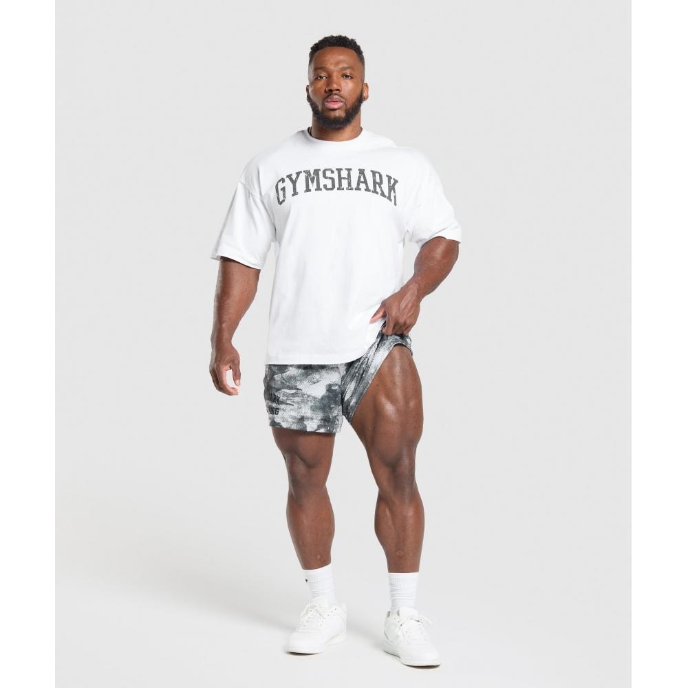 Gymshark Lifting Mesh 5 Shorts Metal Grey A1b9x Gc85