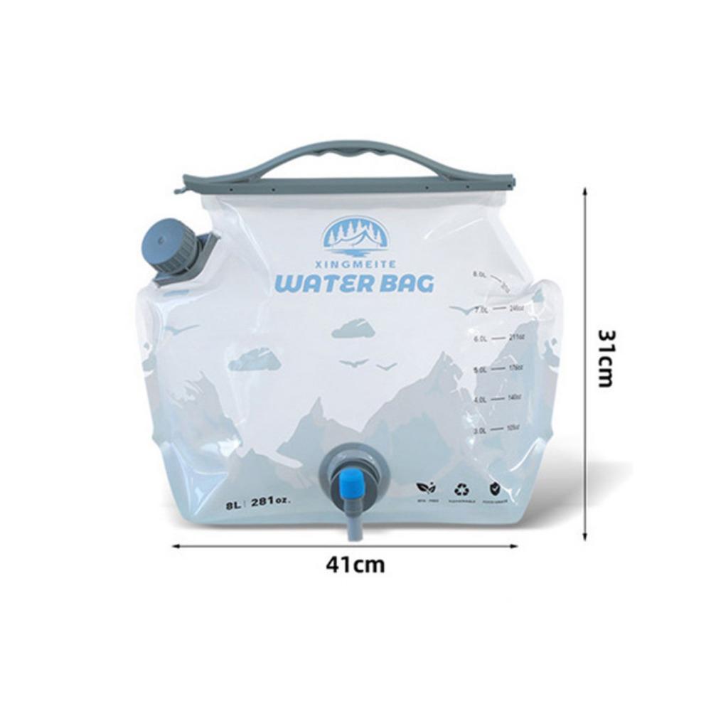 with Faucet Water Container Transparent Khaki Folding Water Storage High Quality Water Pouch Trip