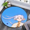Frieren2 Round Area Rug,Carpet Rug for Living Room Bedroom Sofa Playroom Decor,Non-slip Floor Mat