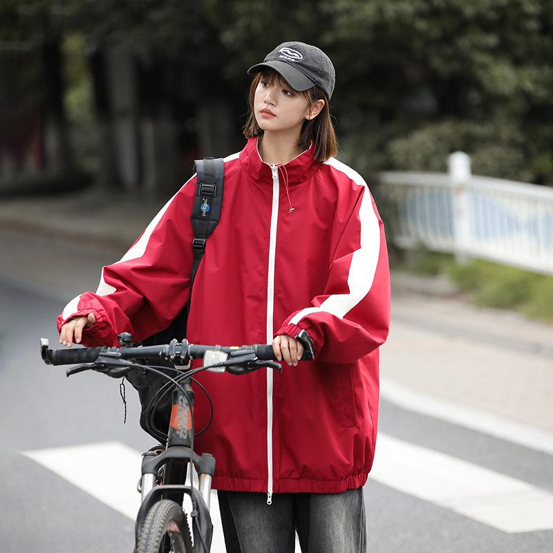 Couple Jackets, Men and Women, Contrasting Colors, Spring Clothes, New Casual Men's Workwear, Outdoor Double-sided Wear