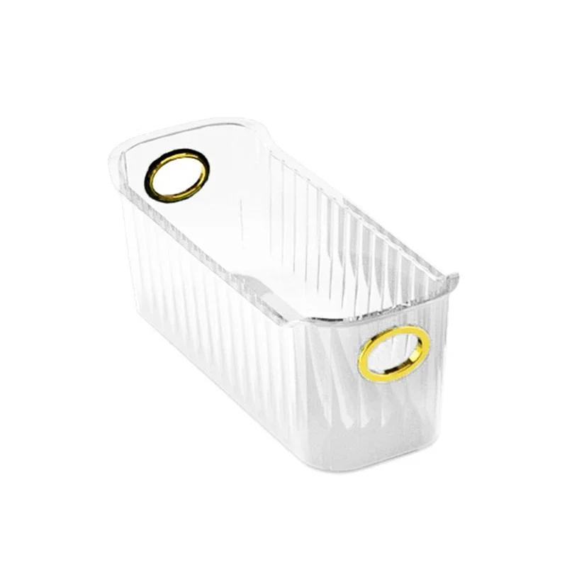 

Desktop Cosmetics Storage Box Dust-proof Makeup Organizer Cotton Pads Bathroom Jewelry Container Sundries Drawer чистий