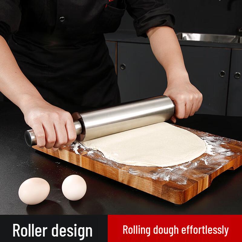 Zhi Shi 304 Stainless Steel Weighted Rolling Pin