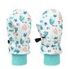 Windproof Children Ski Gloves Waterproof Warm Mittens Printed Kids Winter Gloves  Baby Boy