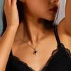 Exquisite Y2K Crystal Heart Pendant Necklace Chain for Women Girls Handmade Party Holiday Jewelry Gifts
