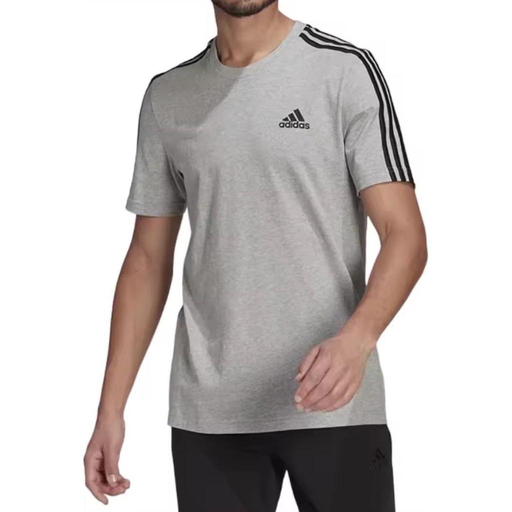 adidas Free Shipping With AdiClub Essentials 3 Stripes Tee GL3735