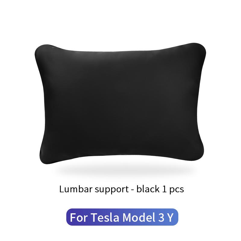 neck pillow For tesla model 3 /model y 2018-2025 2025 Headrest lumbar support High-quality leather Seat car accessories