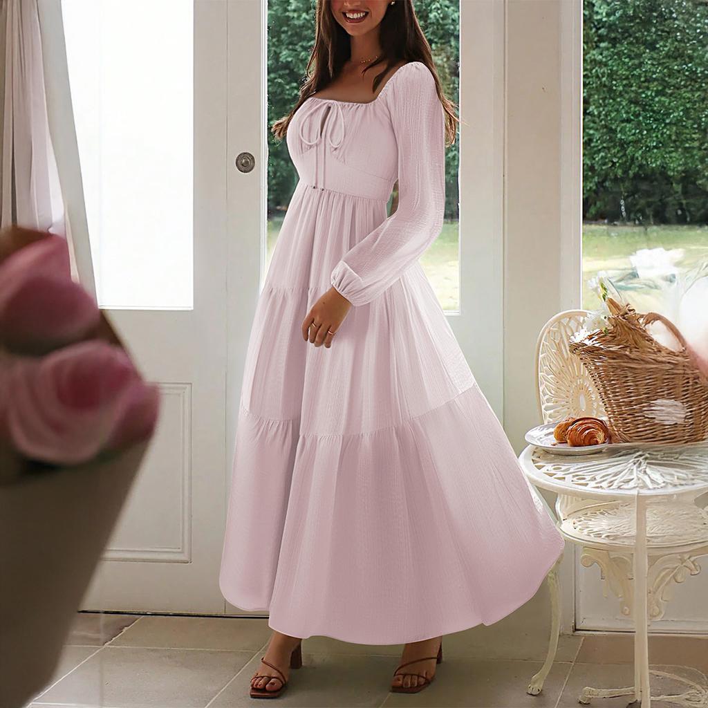 European and American Leisure Vacation Small Suspender Seaside Atmosphere Dress Dress Women's Clothing Autumn and Winter