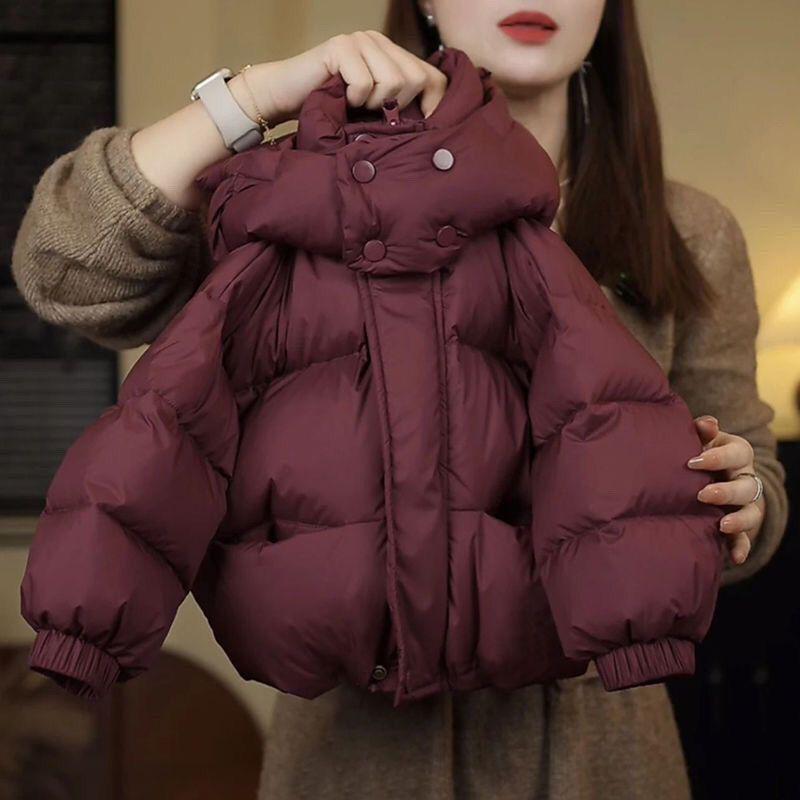 2025 Autumn/Winter Kids' Thick Hooded Down Jacket - Stylish Outerwear for Boys and Girls