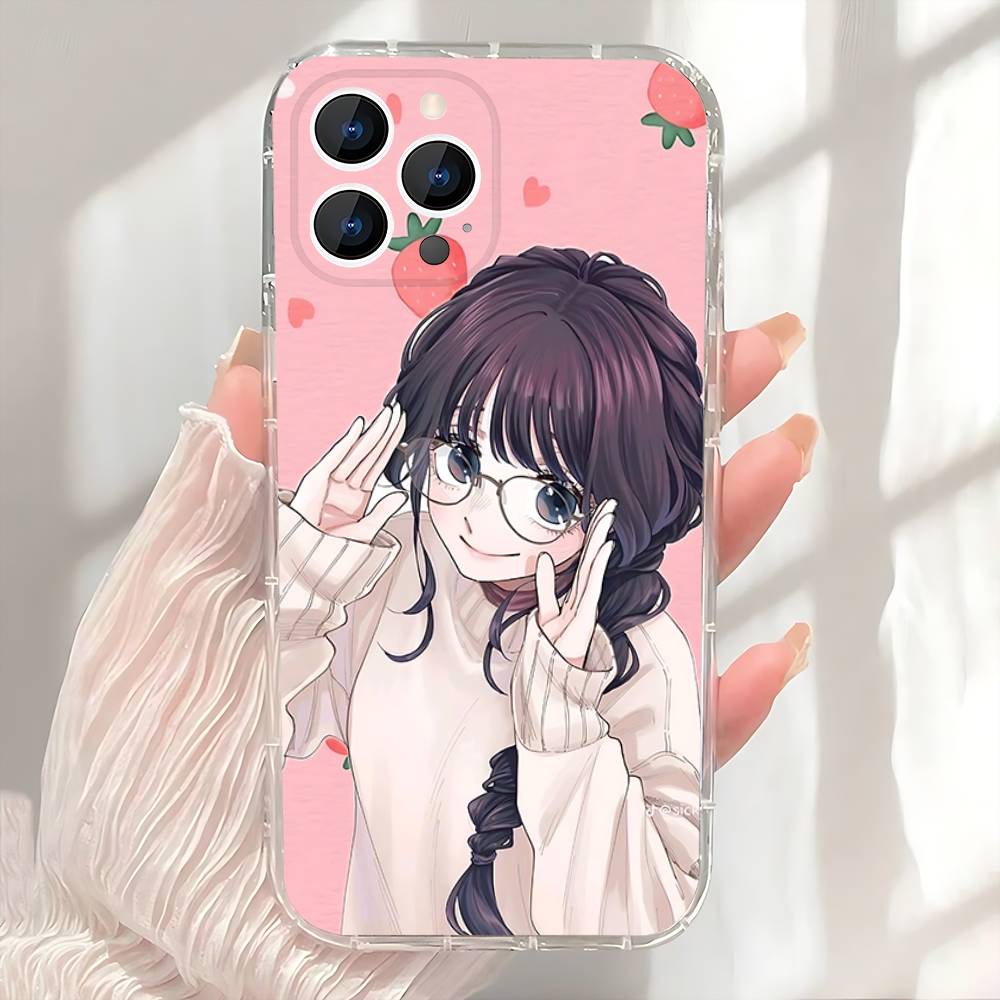 Kaoru Hana Wa Rin To Saku Phone Case For iPhone 17,16,15,14,13,12,11 Pro,Max,Plus,X,XS,XR,SE4,E Mini Transparent Soft Cover