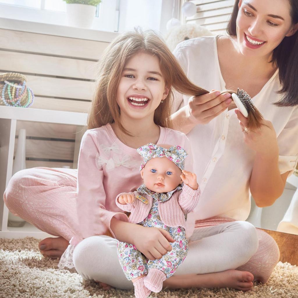 30cm Reborn Dolls Waterproof Vinyl Bebe Doll With Clothes LifeLikeDolls Children's Toy Gift