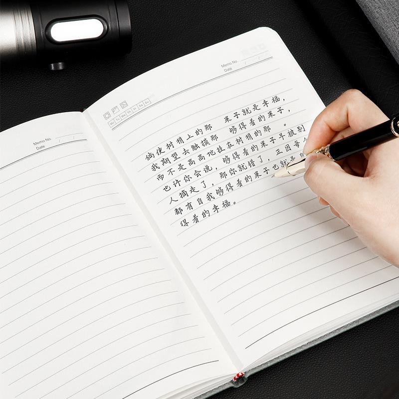 A5 Hardcover Business Notebook: Office Memo Pad & Student Diary