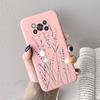 Case For Poco X3 Pro Pocox3 X 3 NFC Cute Heart Flower Back Cover Soft Silicone Matte Protective Funda For Xiaomi Poco X3 Pro Bag