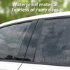 6PCS Black Carbon Window Trim Covers B C Pillar Posts Stickers Car Accessories For Mercedes Benz S Class W140 MK3 1992~1999 1993