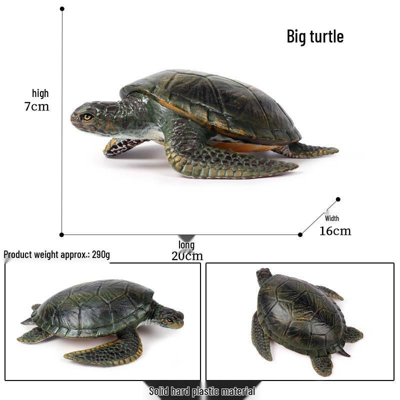Children's Cognitive Marine Animal Models: Sea Turtle and Tortoise Toys