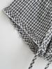 Spring 26 Plaid Lace-Up Shorts: Slim-Fit, College Style, Leg-Lengthening with Drawstring