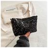 2024 New Summer Fashion Sequin Underarm Bag Women's Chain Small Square Bag Street Trend