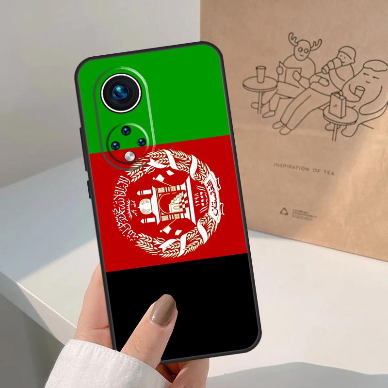 Flag of Afghanistan For Honor Magic 8 Pro 7 6 5 Lite Case For Honor Win RT 200 400 50 70 90 X8b X9a X9b X9c X9d